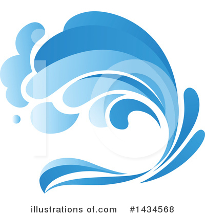 Royalty-Free (RF) Wave Clipart Illustration by Vector Tradition SM - Stock Sample #1434568