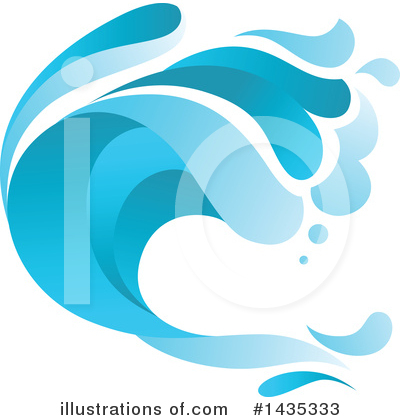 Royalty-Free (RF) Wave Clipart Illustration by Vector Tradition SM - Stock Sample #1435333