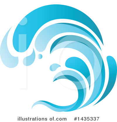 Royalty-Free (RF) Wave Clipart Illustration by Vector Tradition SM - Stock Sample #1435337