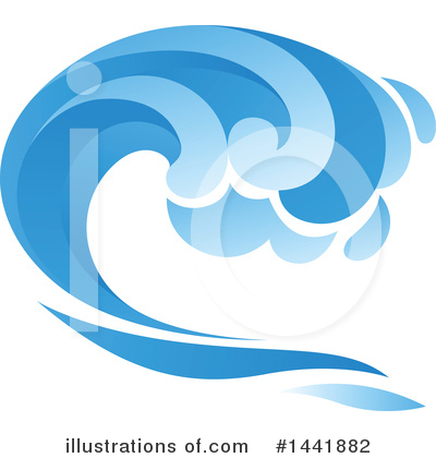 Royalty-Free (RF) Wave Clipart Illustration by Vector Tradition SM - Stock Sample #1441882