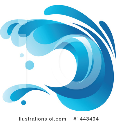 Royalty-Free (RF) Wave Clipart Illustration by Vector Tradition SM - Stock Sample #1443494