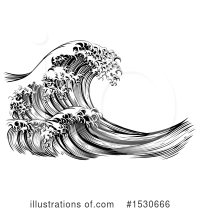 Royalty-Free (RF) Wave Clipart Illustration by AtStockIllustration - Stock Sample #1530666
