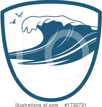 Wave Clipart #1732731 by Vector Tradition SM