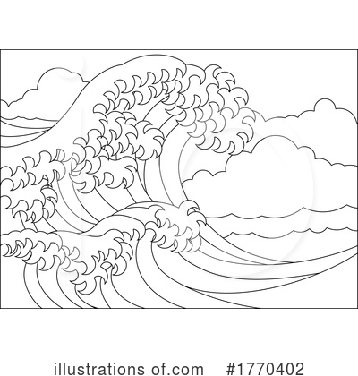 Royalty-Free (RF) Wave Clipart Illustration by AtStockIllustration - Stock Sample #1770402