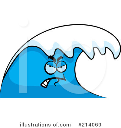 Royalty-Free (RF) Wave Clipart Illustration by Cory Thoman - Stock Sample #214069