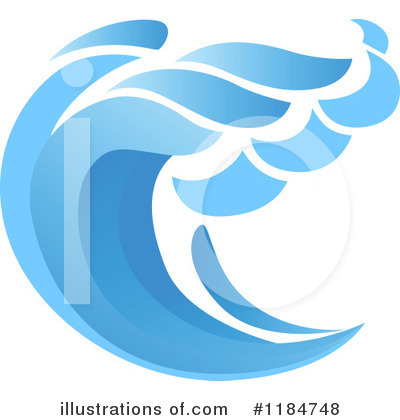 Royalty-Free (RF) Waves Clipart Illustration by Vector Tradition SM - Stock Sample #1184748