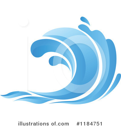Royalty-Free (RF) Waves Clipart Illustration by Vector Tradition SM - Stock Sample #1184751
