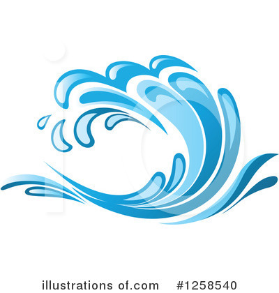 Royalty-Free (RF) Waves Clipart Illustration by Vector Tradition SM - Stock Sample #1258540