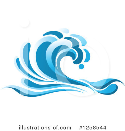 Royalty-Free (RF) Waves Clipart Illustration by Vector Tradition SM - Stock Sample #1258544