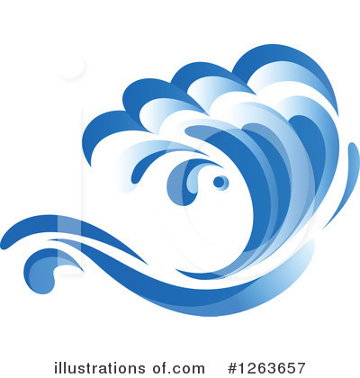 Royalty-Free (RF) Waves Clipart Illustration by Vector Tradition SM - Stock Sample #1263657