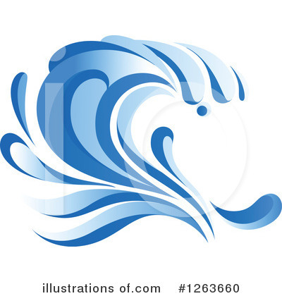 Royalty-Free (RF) Waves Clipart Illustration by Vector Tradition SM - Stock Sample #1263660