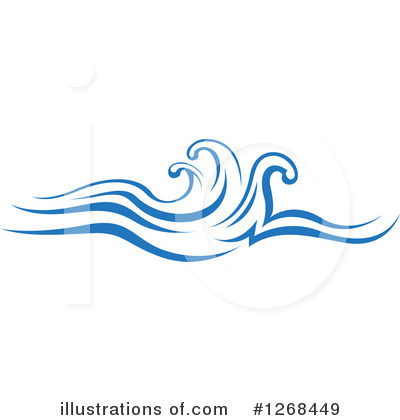 Royalty-Free (RF) Waves Clipart Illustration by Vector Tradition SM - Stock Sample #1268449