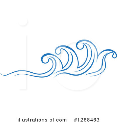 Royalty-Free (RF) Waves Clipart Illustration by Vector Tradition SM - Stock Sample #1268463