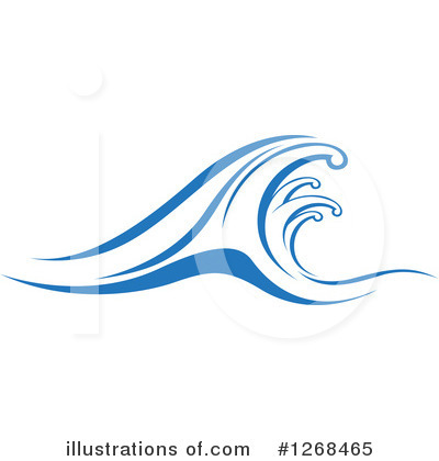 Royalty-Free (RF) Waves Clipart Illustration by Vector Tradition SM - Stock Sample #1268465
