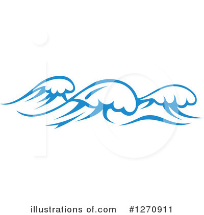 Royalty-Free (RF) Waves Clipart Illustration by Vector Tradition SM - Stock Sample #1270911