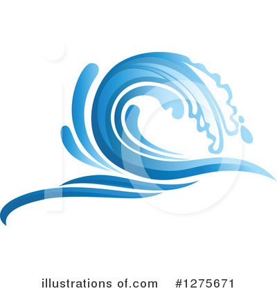 Royalty-Free (RF) Waves Clipart Illustration by Vector Tradition SM - Stock Sample #1275671