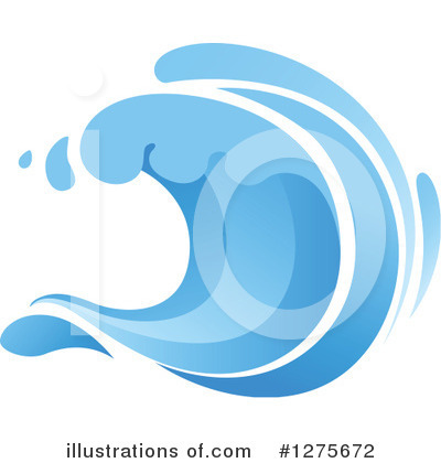 Royalty-Free (RF) Waves Clipart Illustration by Vector Tradition SM - Stock Sample #1275672