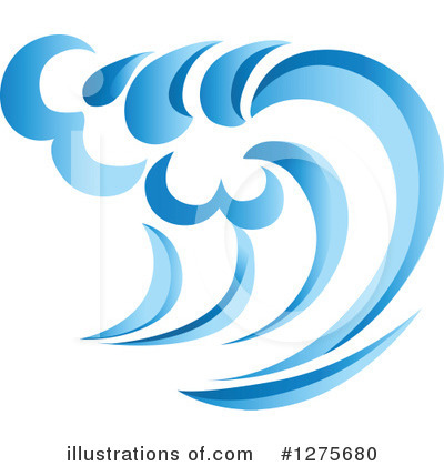 Royalty-Free (RF) Waves Clipart Illustration by Vector Tradition SM - Stock Sample #1275680