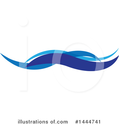 Waves Clipart #1444741 by ColorMagic
