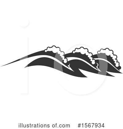 Royalty-Free (RF) Waves Clipart Illustration by Vector Tradition SM - Stock Sample #1567934