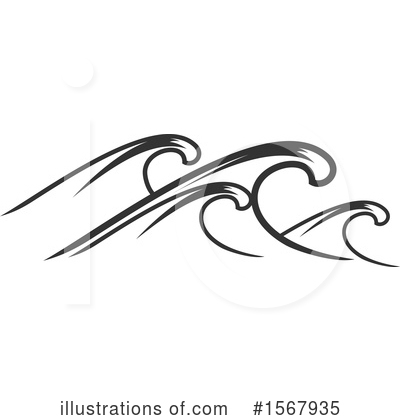 Royalty-Free (RF) Waves Clipart Illustration by Vector Tradition SM - Stock Sample #1567935