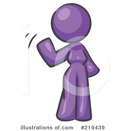 Purple Mascot Clipart #219439 by Leo Blanchette
