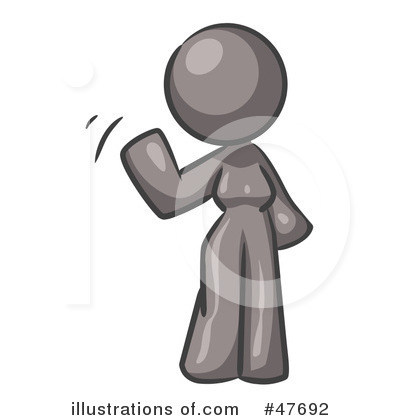 Royalty-Free (RF) Waving Clipart Illustration by Leo Blanchette - Stock Sample #47692