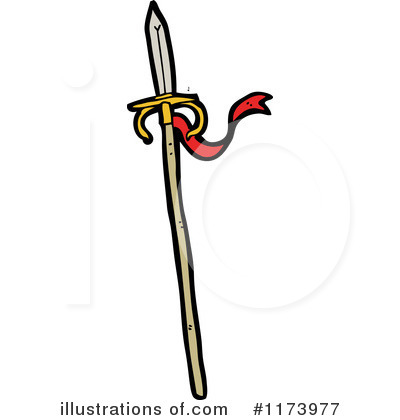Spear Clipart #1173977 by lineartestpilot