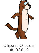 Weasel Clipart #103019 by Cory Thoman