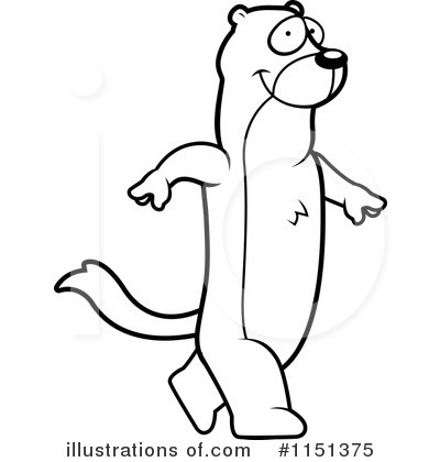 Royalty-Free (RF) Weasel Clipart Illustration by Cory Thoman - Stock Sample #1151375