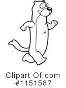Weasel Clipart #1151587 by Cory Thoman