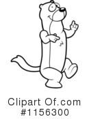 Weasel Clipart #1156300 by Cory Thoman