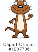 Weasel Clipart #1207796 by Cory Thoman