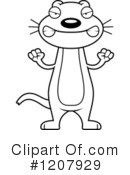 Weasel Clipart #1207929 by Cory Thoman