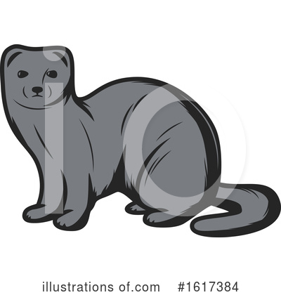 Weasel Clipart #1617384 by Vector Tradition SM