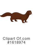Weasel Clipart #1618974 by Vector Tradition SM