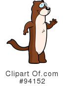 Weasel Clipart #94152 by Cory Thoman