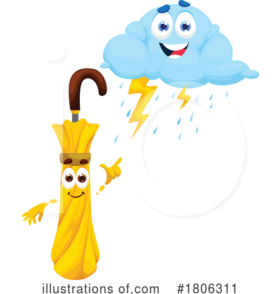 Umbrella Clipart #1806311 by Vector Tradition SM