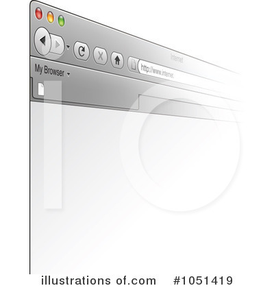 Royalty-Free (RF) Web Browser Clipart Illustration by dero - Stock Sample #1051419