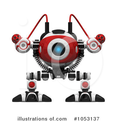 Robot Clipart #1053137 by Leo Blanchette