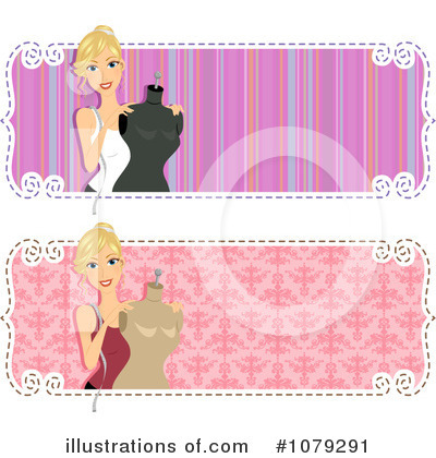 Dressmaker Clipart #1079291 by BNP Design Studio