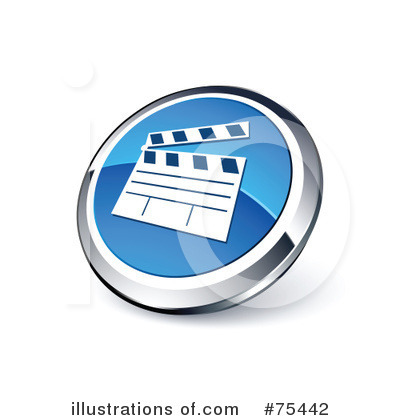 Royalty-Free (RF) Web Site Button Clipart Illustration by beboy - Stock Sample #75442