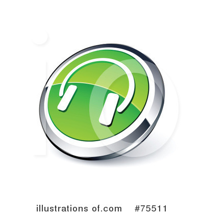 Royalty-Free (RF) Web Site Button Clipart Illustration by beboy - Stock Sample #75511