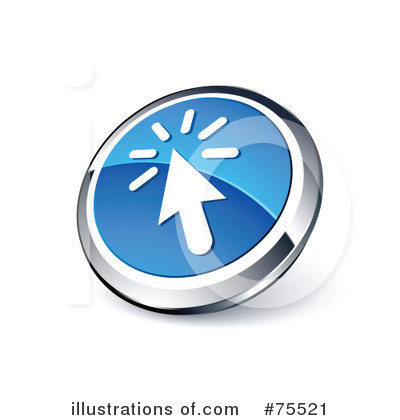 Royalty-Free (RF) Web Site Button Clipart Illustration by beboy - Stock Sample #75521