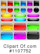 Web Site Buttons Clipart #1107752 by dero