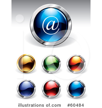 Web Site Buttons Clipart #60484 by TA Images