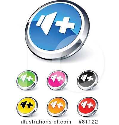 Royalty-Free (RF) Web Site Buttons Clipart Illustration by beboy - Stock Sample #81122