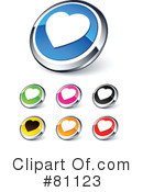 Web Site Buttons Clipart #81123 by beboy