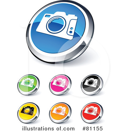 Royalty-Free (RF) Web Site Buttons Clipart Illustration by beboy - Stock Sample #81155