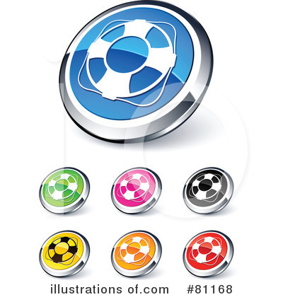 Royalty-Free (RF) Web Site Buttons Clipart Illustration by beboy - Stock Sample #81168